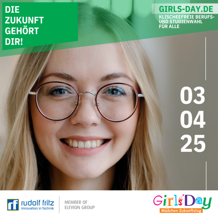 Girls' Day Plakat 2025 - Rudolf Fritz ist dabei